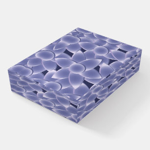 Purple flowers paperweight