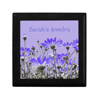 Purple Flowers Personalized Box