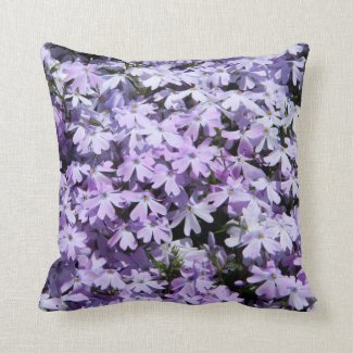 Purple Flowers (Phlox) Pillow