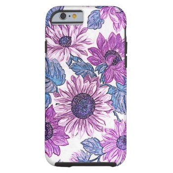 Purple Flowers Phone Case by Tissling at Zazzle