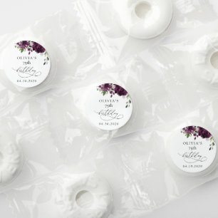 Purple Flowers, Plum Flowers, Boho, Birthday Life Saver® Mints