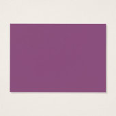 Purple Flowers Save The Date MiniCard (Back)