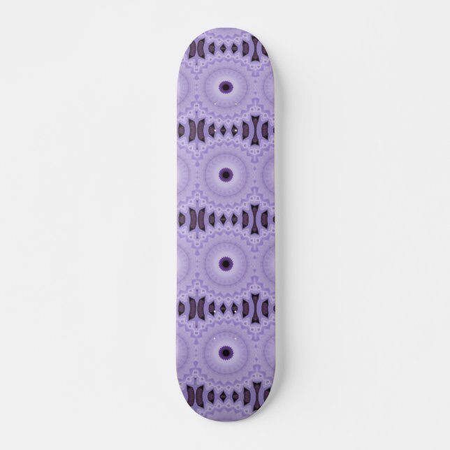 Purple Flowers Skateboard (Front)