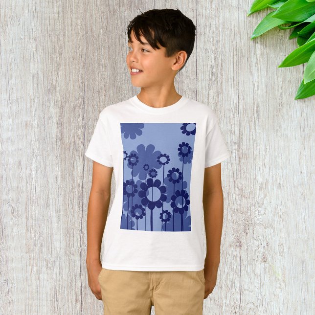 Purple Flowers T-Shirt (Creator Uploaded)
