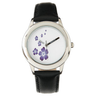 Purple Flowers Watch