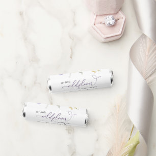 Purple Flowers, Yellow Flowers, First Birthday Breath Savers® Mints