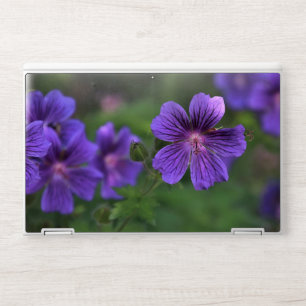 Purple Flowers Zazzle_Growshop. HP Laptop Skin