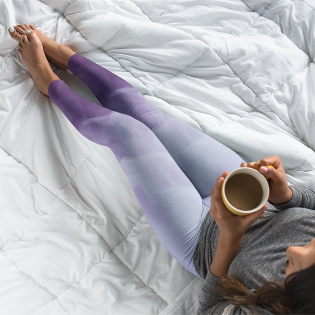 Purple Fog Mysterious Mist Smoky Halloween Leggings (Creator Uploaded)