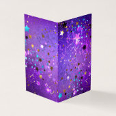 Purple foil background with Stars (Outside)