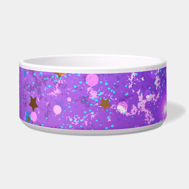 Purple foil background with Stars Bowl (Front)
