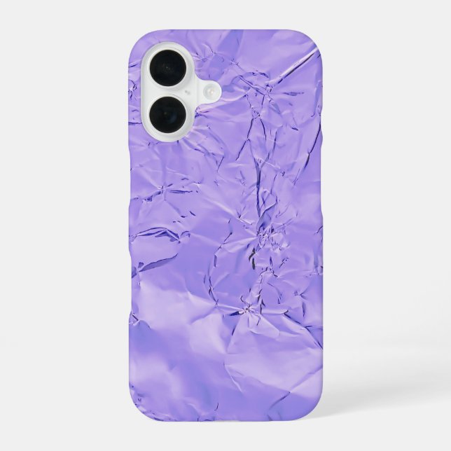 purple foil iphone case (Back)