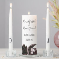 Purple Foliage Floral Gothic Pagan Handfasting