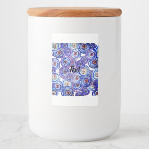 Purple Food and Beverage Label Set