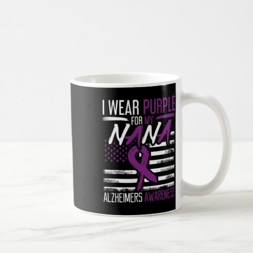 Purple For Nana Alzheimerheimer Heimers Awareness  Coffee Mug