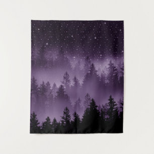 Purple Forest Galaxy Dream #1 #decor #art Tapestry