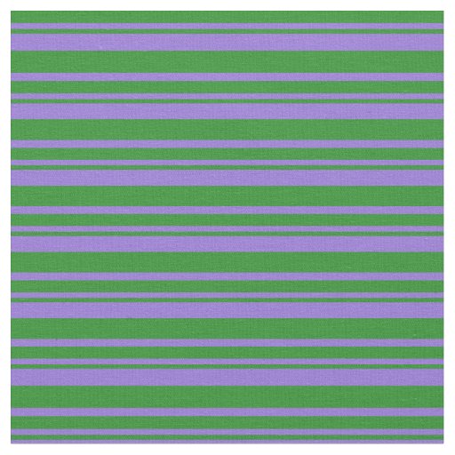 Purple & Forest Green Lined/Striped Pattern Fabric