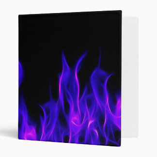 Purple Fractal Flames Binder