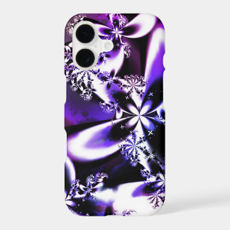 Purple Fractal Flower iPhone Case