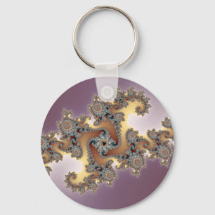 Purple - Fractal Keychain