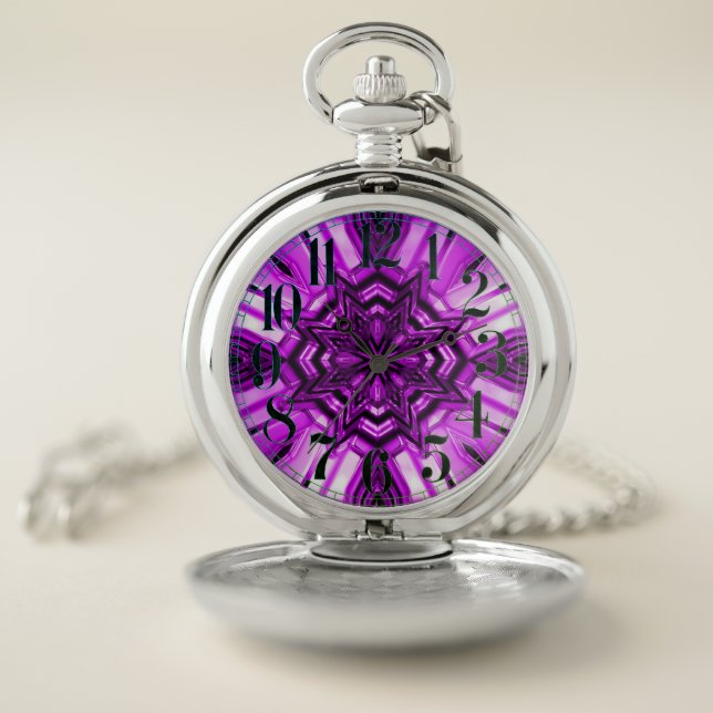 Purple fractal pocket watch (Inside)