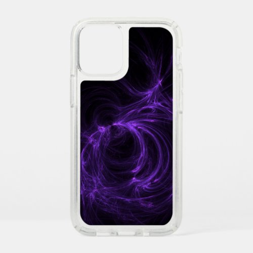 Purple Fractal Speck iPhone 12 Mini Case