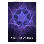 Purple Fractal Star Of David (Front)