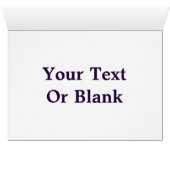 Purple Fractal Star Of David Cards (Inside Horizontal (Bottom))