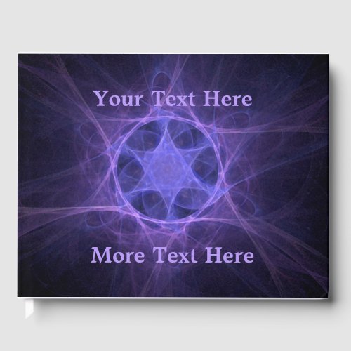 Purple Fractal Star Of David