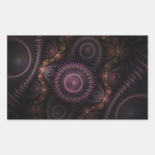 purple fractal stickers