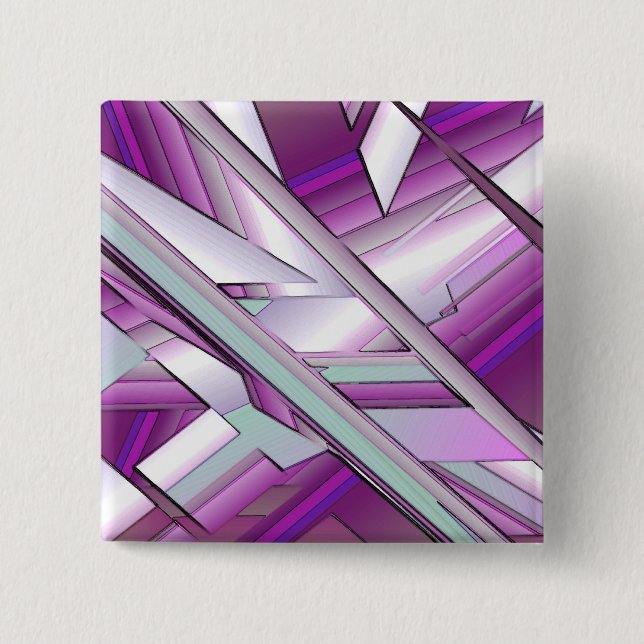 Purple Fracture Button (Front)