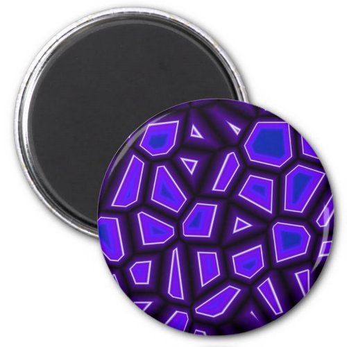 Purple Fragments Magnet