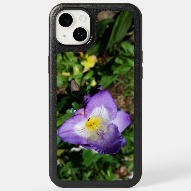 Purple Freesia Flowers Otterbox iPhone Case (Back)