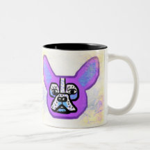Purple French Bulldog Mug
