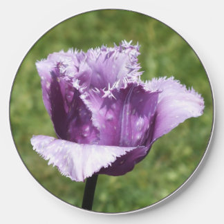 Purple Fringed Tulip Wireless Charger