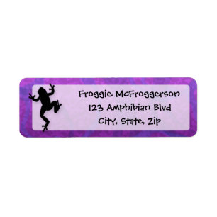 Purple Frog Label