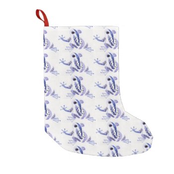Purple Frog Stocking by AlteredBeasts at Zazzle