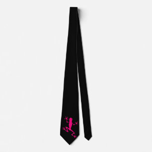 Purple frog tie