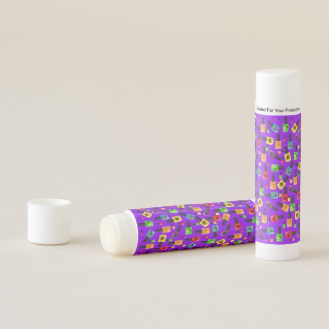 Purple Fruit Nail Polish Lip Balm (In Situ)