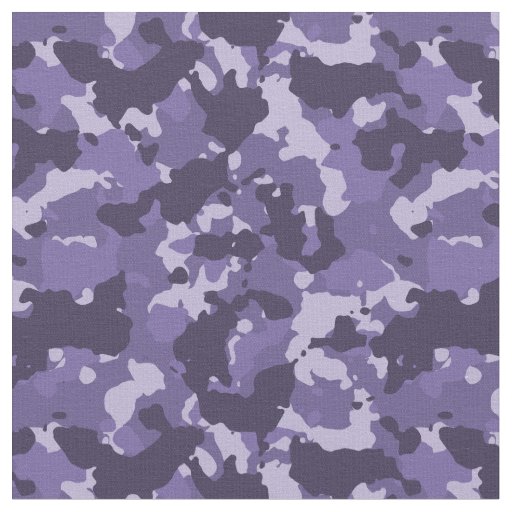Purple Fun Camouflage Camo Military Fabric