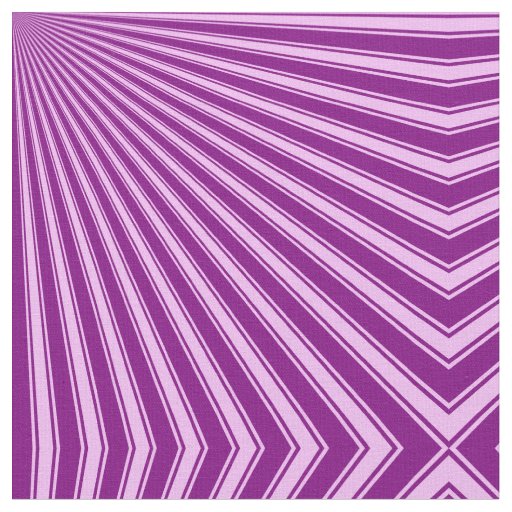 Purple Funky Sun Rays Background Fabric