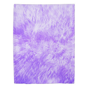 Purple Fur Frenzy Duvet Cover