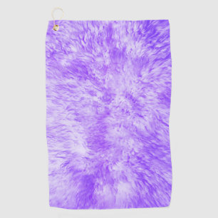 Purple Fur Frenzy Golf Towel