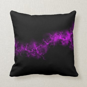 Purple Fusion Abstract Art Throw Pillow by BOLO_DESIGNS at Zazzle