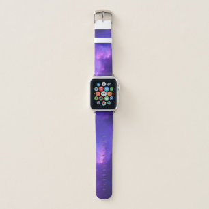 purple galaxy apple watch band