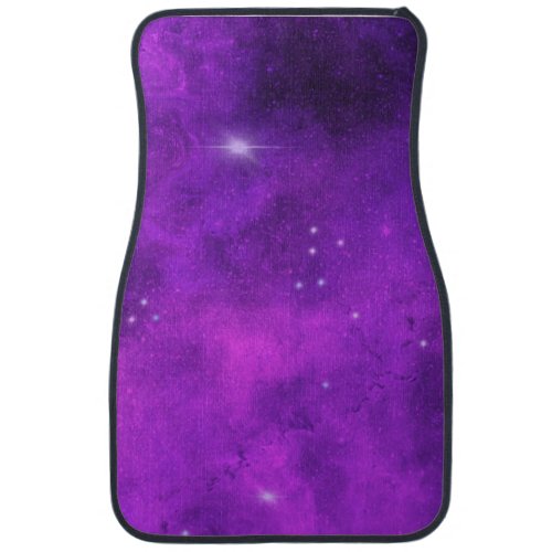 Purple Galaxy Car Floor Mat