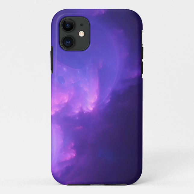 purple galaxy Case-Mate iPhone case (Back)