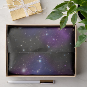 Purple Galaxy Cluster Celestial Tissue Paper