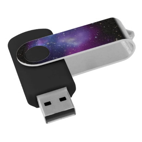 Purple Galaxy Cluster Flash Drive