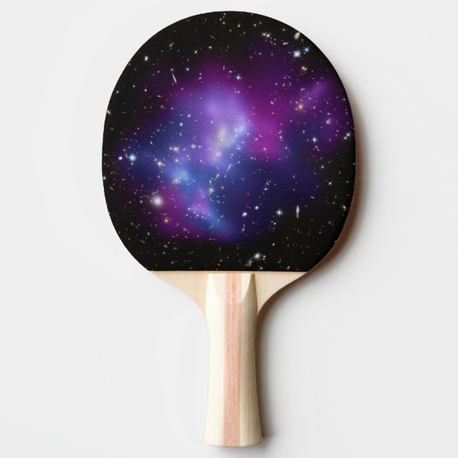 Purple Galaxy Cluster Ping-Pong Paddle (Back)