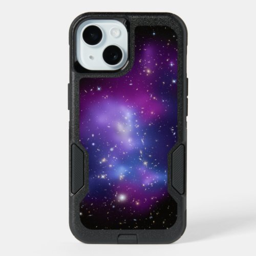 Purple Galaxy Cluster Space Image iPhone 15 Case